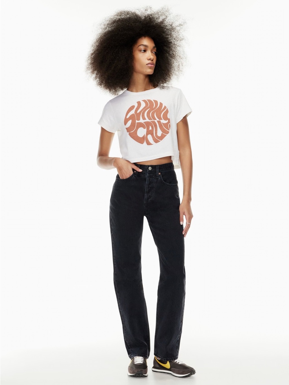 Denim Forum JONI Jeans in Black Eyeliner
